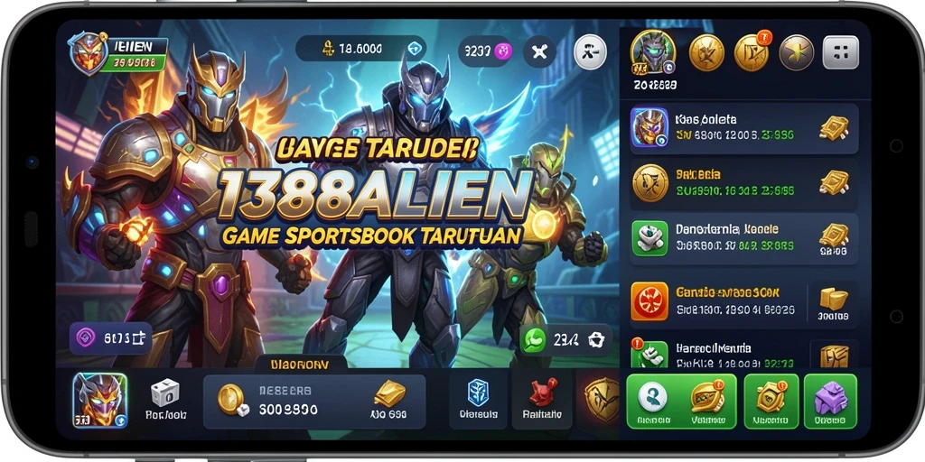 Tampilan gameplay 138ALIEN menampilkan taruhan olahraga secara real-time.
