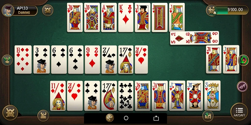 Tampilan gameplay seru dari game Domino API33.