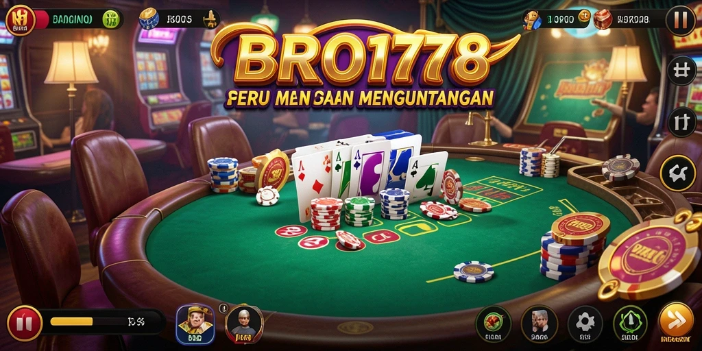 Tampilan permainan kasino yang seru dan menghibur di BRO178.