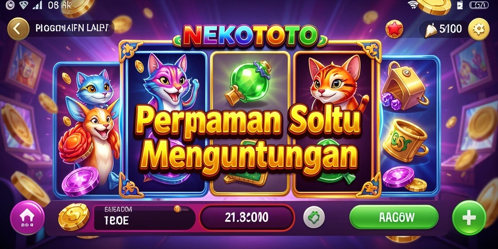 Tampilan gameplay seru dari NEKOTOTO yang memikat pemain.