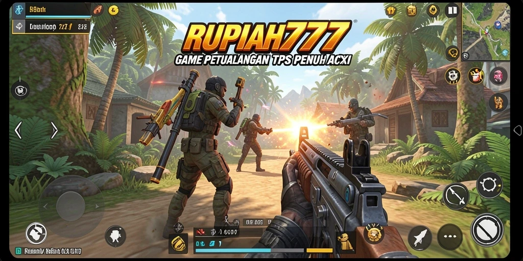 Gameplay TPS yang mendebarkan dan dinamis di RUPIAH777.