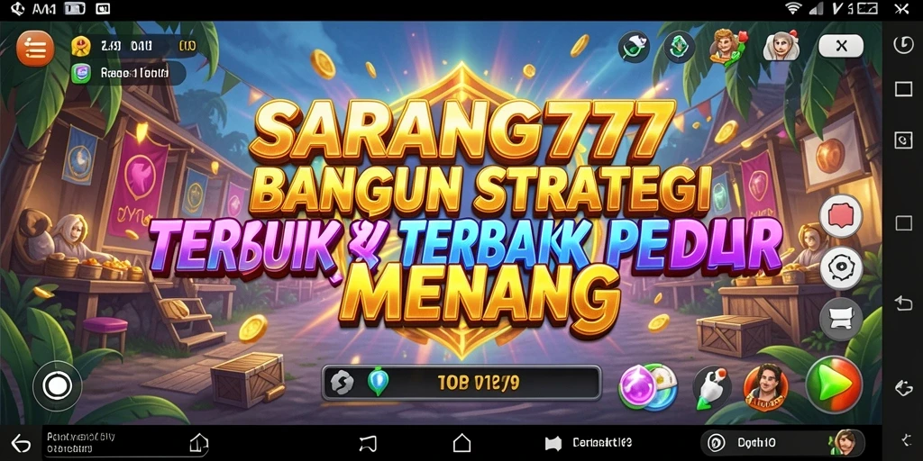 Tampilan gameplay SARANG777 dengan strategi yang mendebarkan.