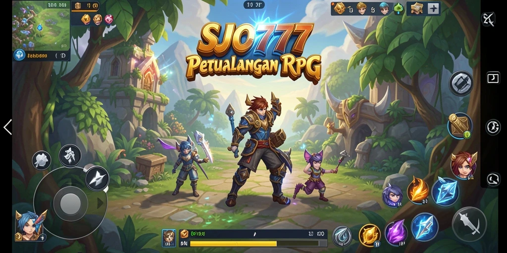 Screenshot SJO777 menampilkan momen intens dari pertempuran RPG.