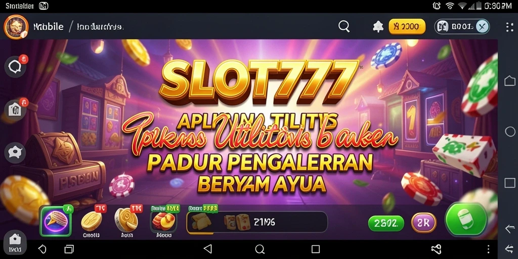 Tampilan gameplay SLOT777 yang menarik dan informatif.