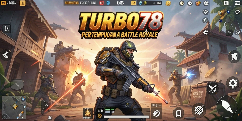 TURBO78 menampilkan gameplay luar biasa di arena Battle Royale.