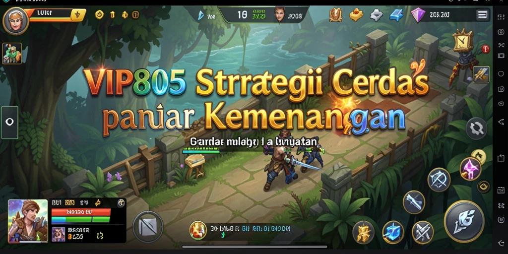 Tampilan gameplay VIP805 yang menegangkan dan penuh strategi.