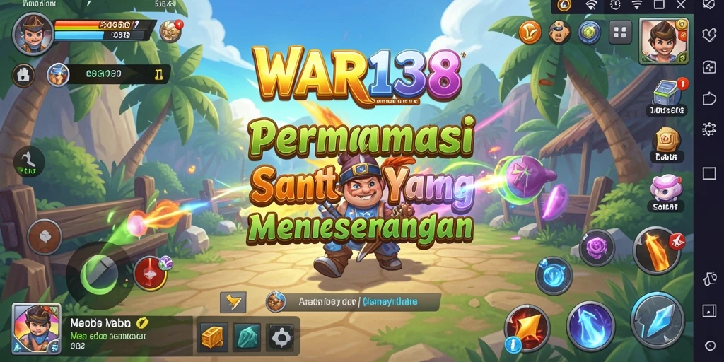 Tampilan gameplay WAR138 menunjukkan aksi yang seru dan penuh warna.