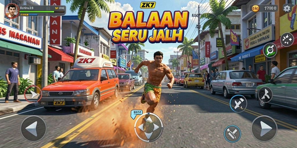 Gameplay ZK7 yang intens dan mengasyikkan.